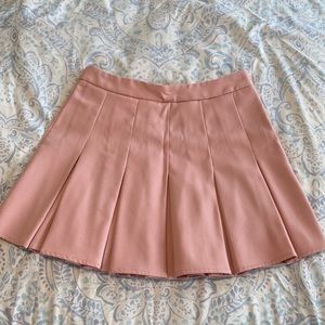 Blue Blush Pink Academic Tennis Style Skirt